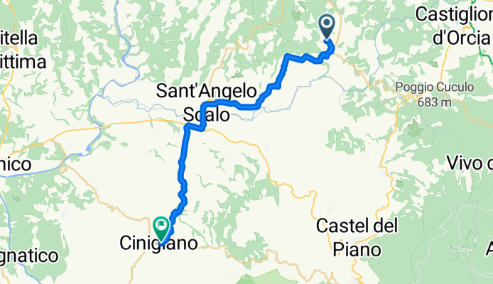 Von Montalcino bis Cinigiano