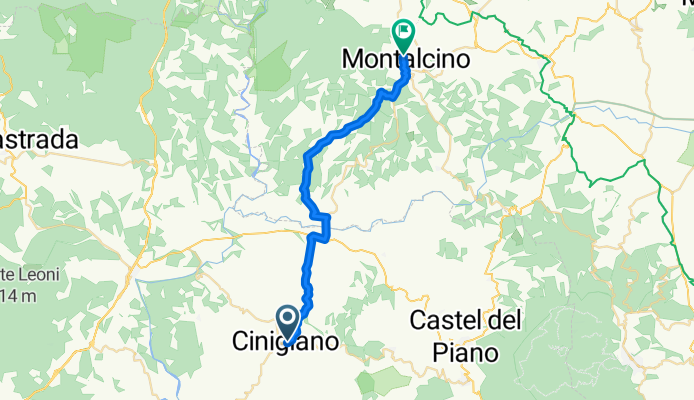 Von Cinigiano bis Montalcino