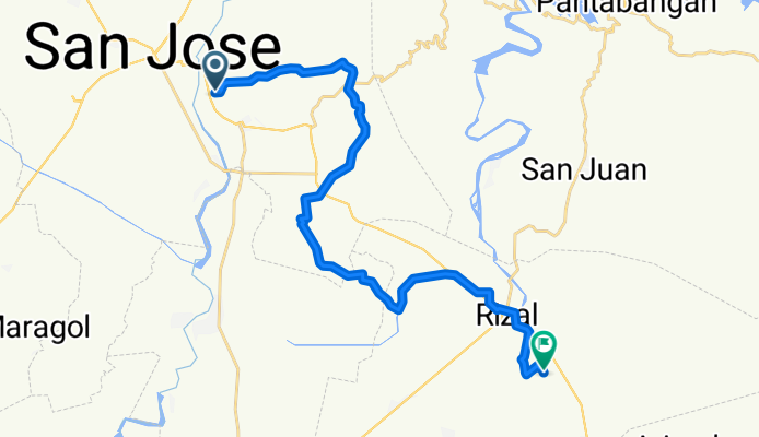 Route from Tumana Palestina 2-A