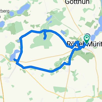 24 km Westrunde ab Röbel