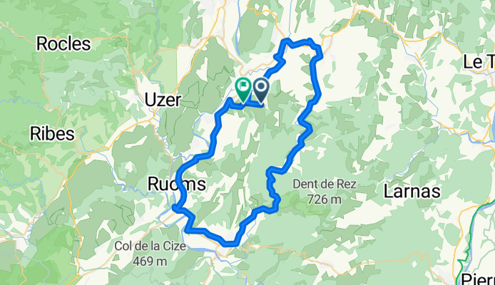 Rochecolombe NEU 62km