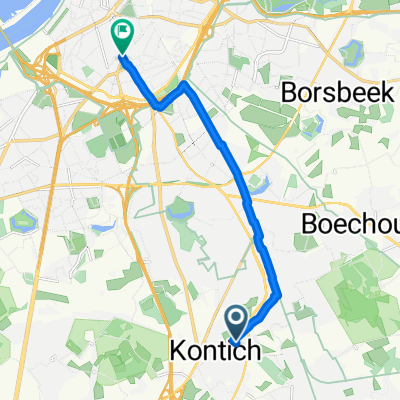 Holle Eikaard, Kontich to Antwerp South, Antwerp