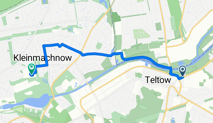 Lichterfelder Allee, Teltow nach Adolf-Grimme-Ring, Kleinmachnow