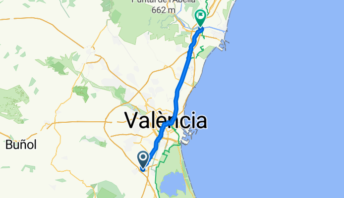 De Calle Extremadura a Sagunto