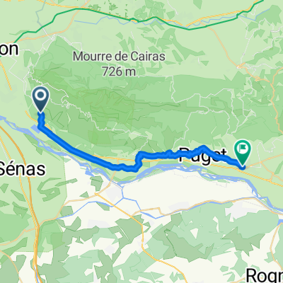 Chemin Saint-François, Cheval-Blanc à Avenue Philippe de Girard, Lauris