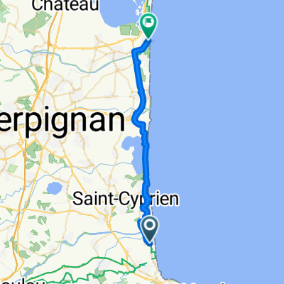 Résidence les Paganes, Argelès-sur-Mer to Boulevard du Grau St-Ange, Le Barcarès