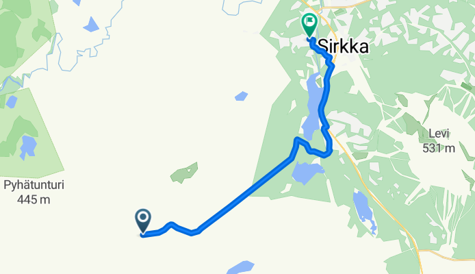 Sirkka to Kätkänharju, Sirkka