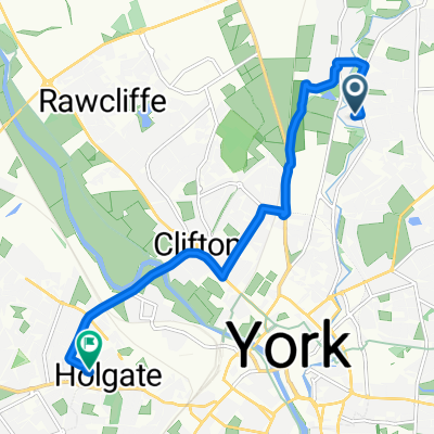 Meadowfields Drive, York to Burnsall Drive, York