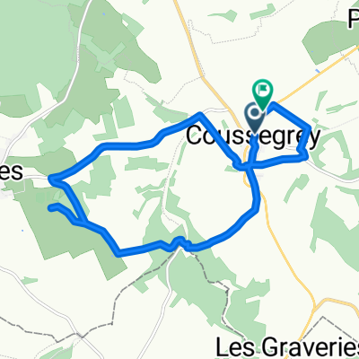 Route de Prusy, Coussegrey à Route de Prusy, Coussegrey