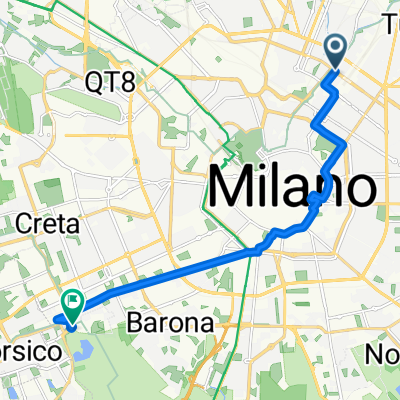 Da Via Copernico a Via San Colombano