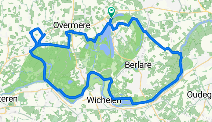 Route nach Gentsesteenweg