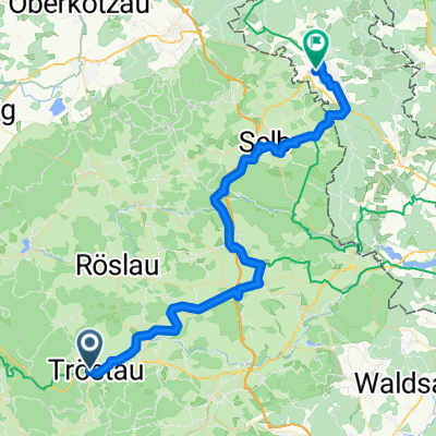 Von Tröstau bis Aš