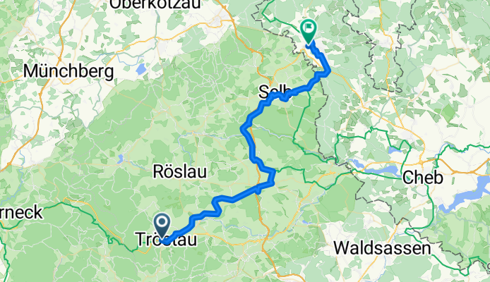 Von Tröstau bis Aš