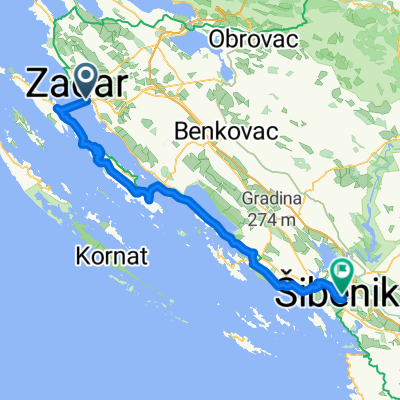 Von Zadar bis Sibenik