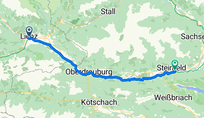 1.Tag Drautal - Lienz -Steinfeld im Drautal Bahnhof