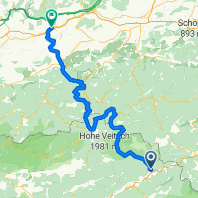 Z Mürzzuschlag do Ybbs cez Mariazell