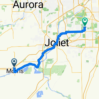 Route from Morris