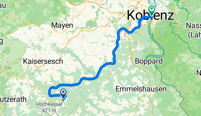 Von Bruttig-Fankel bis Koblenz