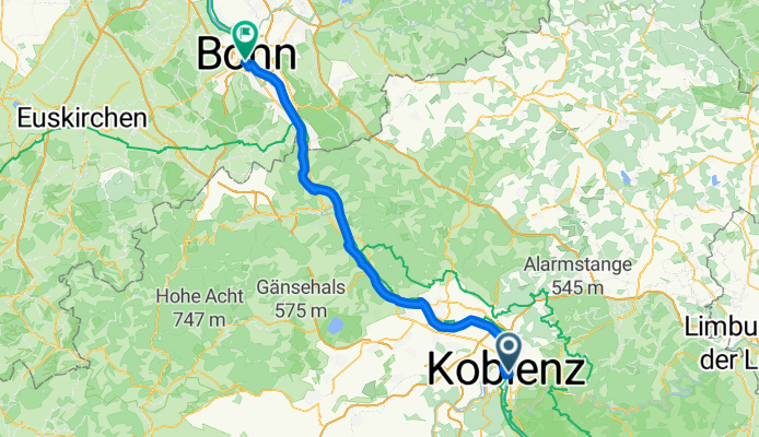 Von Koblenz bis Bonn