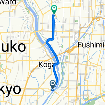 羽束師橋, 京都市へ吉祥院御池町, 京都市