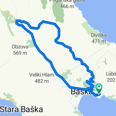 Mondscheinroute vom Camping Bunkuluka aus