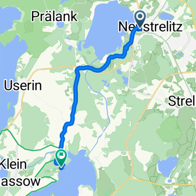 An der Promenade, Neustrelitz nach An den Havelbergen, Userin