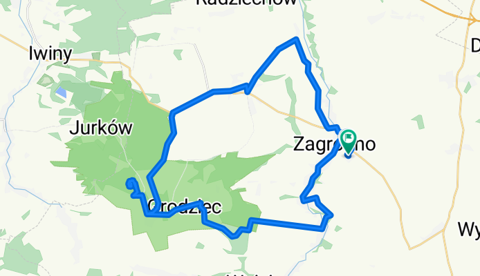Zagrodno, Zagrodno do Zagrodno, Zagrodno