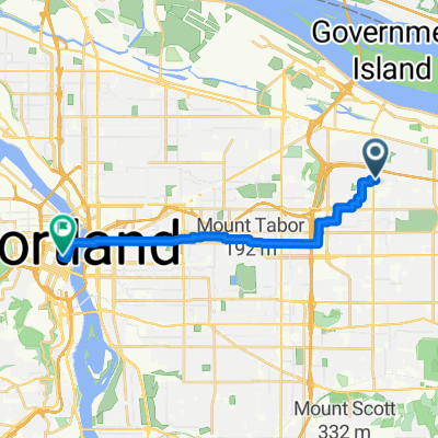 NE Stanton St, Portland to SW Yamhill St, Portland