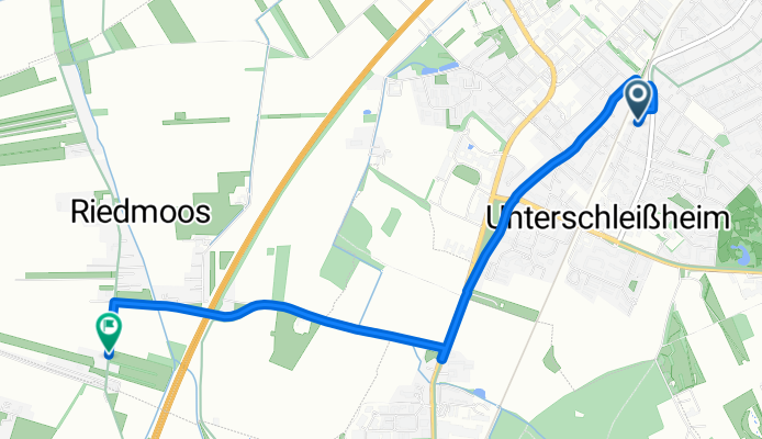 St.-Benedikt-Straße 2A nach Zum Hirschdamm