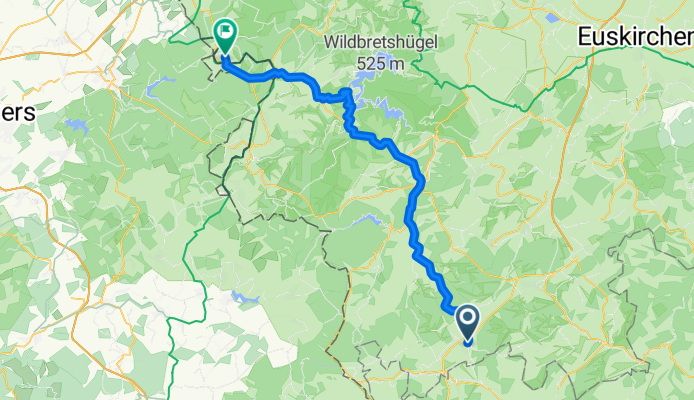 Kölner Straße, Dahlem nach Lammerskreuzstraße, Roetgen