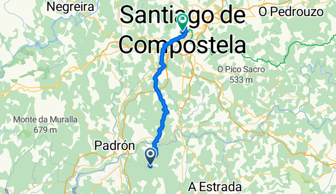Valga - Santiago de Compostela