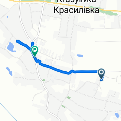 Vul. Budivelʹnykiv to Молодогвардейцев