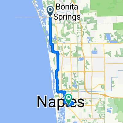 First St, Bonita Springs to Davis Blvd, Naples