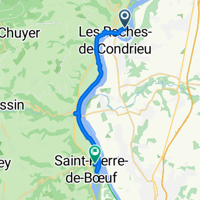 Tag 32: Teilroute Condrieu-Saint-Pierre-de-Bœuf