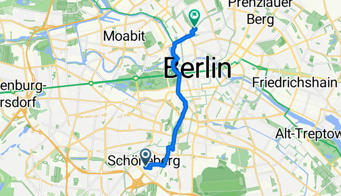 Euref-Campus, Berlin nach Theodor-Heuss-Weg, Berlin