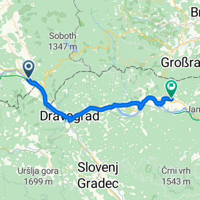 Lavamünd to Mariborska cesta