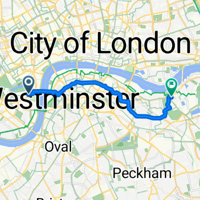 Dean Farrar Street, London to Laburnum Court, London