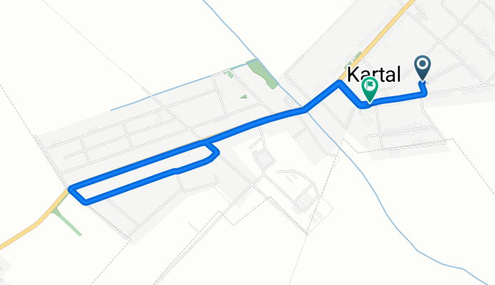József Attila utca - Kun utca