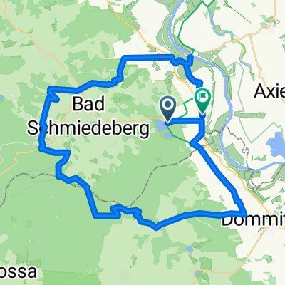 Lausiger-Teich-Straße, Bad Schmiedeberg nach Lindenstraße, Bad Schmiedeberg
