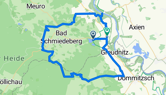 Lausiger-Teich-Straße, Bad Schmiedeberg nach Lindenstraße, Bad Schmiedeberg