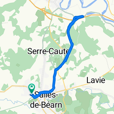 Chemin du Herre, Salies-de-Béarn à Chemin du Herre, Salies-de-Béarn