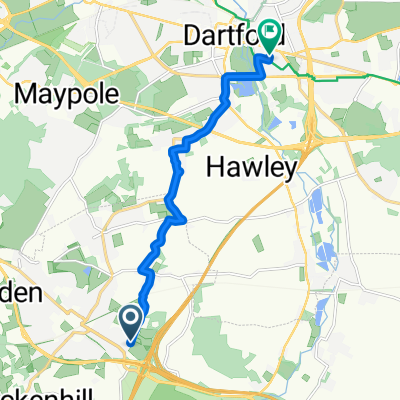 Beechenlea Lane, Swanley to St Albans House, Dartford