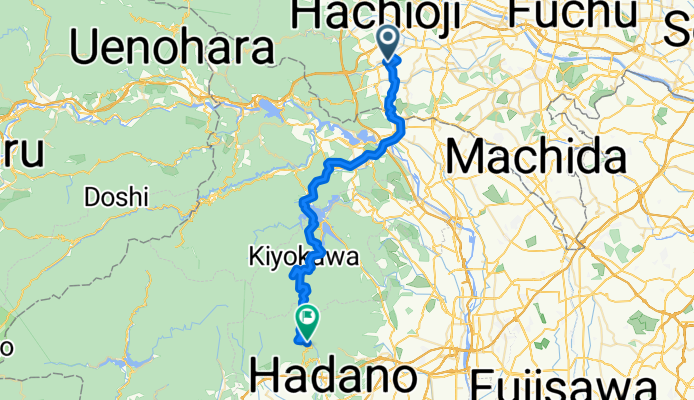 東浅川町, 八王子市へ県道70号, 秦野市