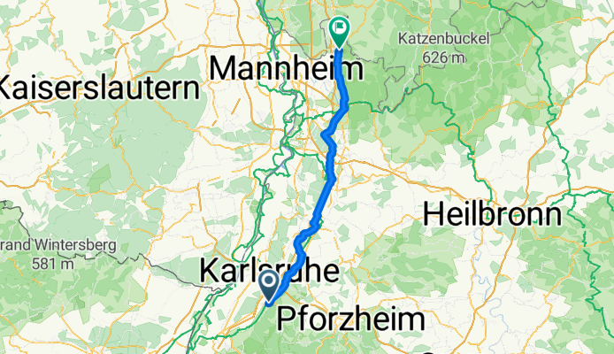 Ettlingen - Weinheim