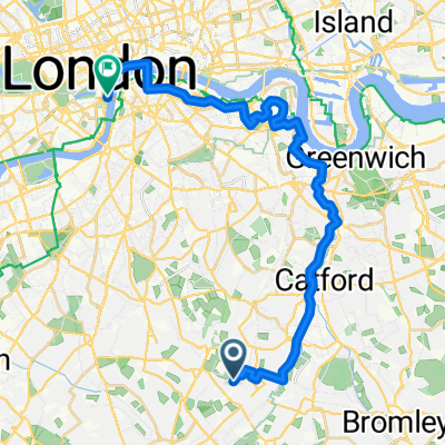 Trenholme Close, London to Bridge Street, London