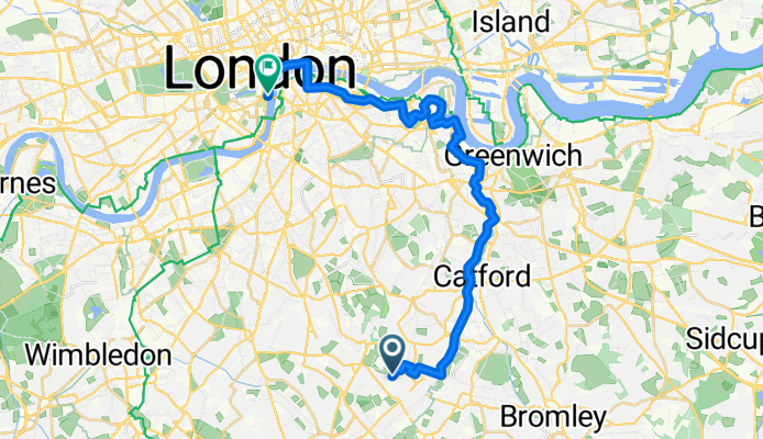 Trenholme Close, London to Bridge Street, London