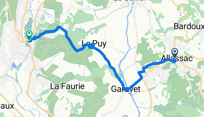 From Allassac to Objat