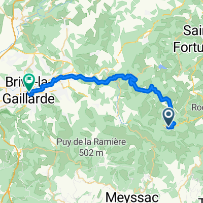 From Beynat to Brive-la-Gaillarde