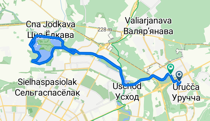 маршрут из улица Руссиянова