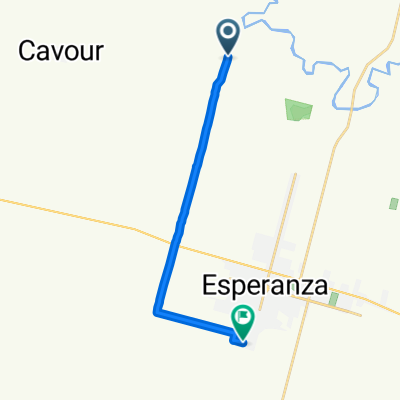 Ruta a Esteban Houriet